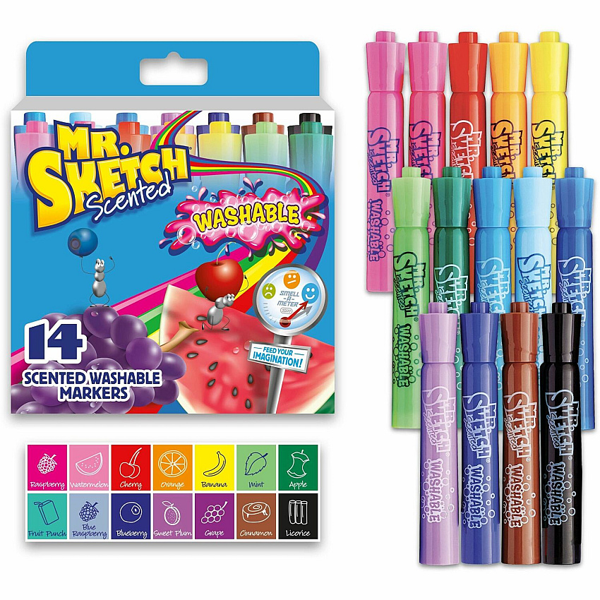 Mr. Sketch Scented Washable Markers (1924061A)