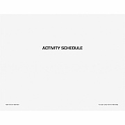 Unicor Flip Style Activity Schedule Calendar (6650589)