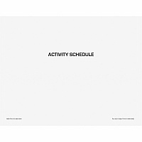 Unicor Flip Style Activity Schedule Calendar (6650589)
