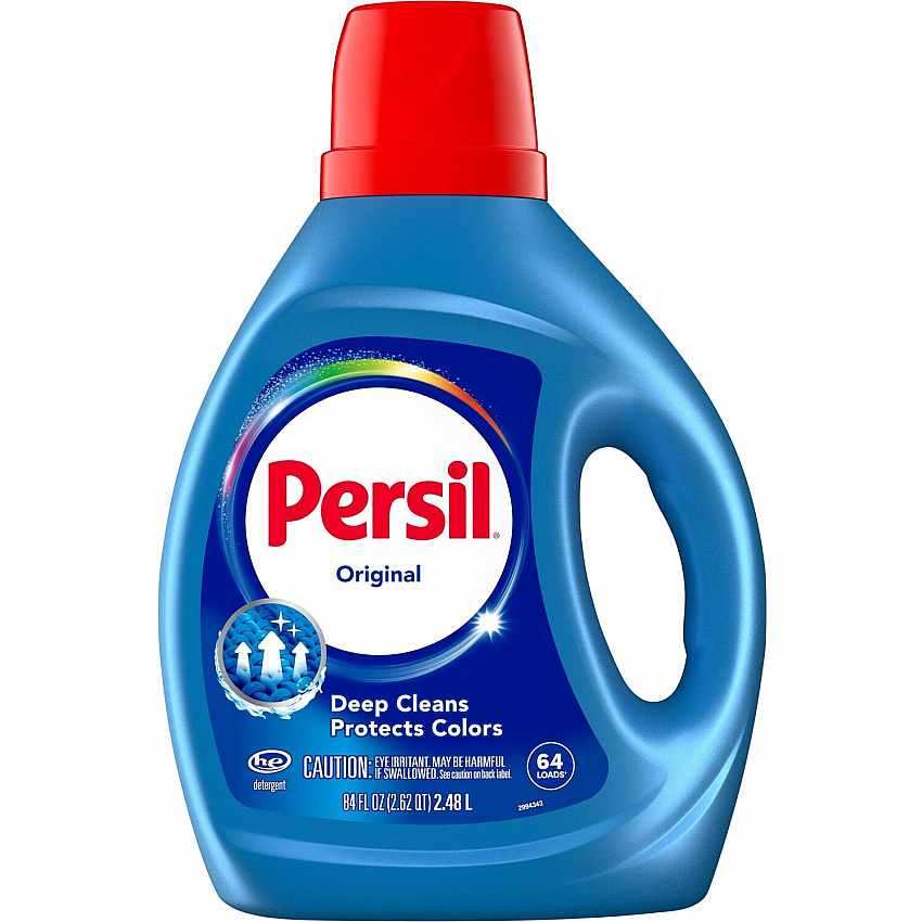 Persil Original Liquid Laundry Detergent, 64 Loads, 84 oz Bottle, 4/Carton (05449)