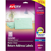 Avery Easy Peel Inkjet Printer Mailing Labels (AVE8667)