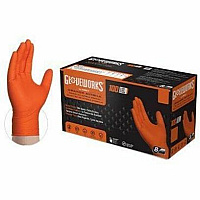 GloveWorks by AMMEX GloveWorks by AMMEX Industrial RDT Powder-Free Nitrile Gloves (GWON49100)
