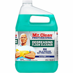 Mr. Clean Professional Degreasing Floor Cleaner, 1 gal Bottle, 3/Carton (19892)
