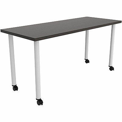 Safco Jurni Multi-Purp. Table w/Post Leg & Casters (JN6024FTCANT)