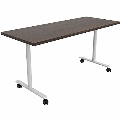 Safco Jurni Multi-Purp. Table w/T-Leg & Casters (JN6024FXCCWN)