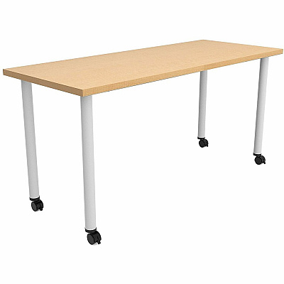 Safco Jurni Multi-Purp. Table w/Post Leg & Casters (JN6024FTCFMP)
