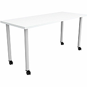 Safco Jurni Multi-Purp. Table w/Post Leg & Casters (JN6024FTCDWT)