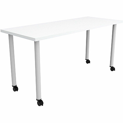 Safco Jurni Multi-Purp. Table w/Post Leg & Casters (JN6024FTCDWT)