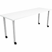 Safco Jurni Multi-Purpose Table with Post Leg & Casters (JN7224FTCDWT)