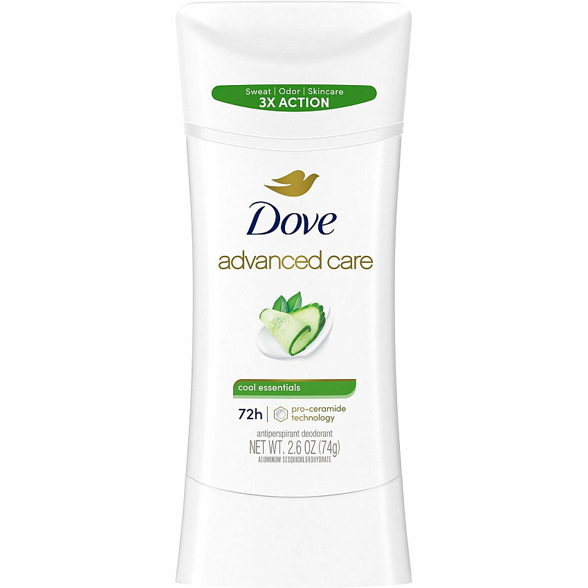 Dove Advanced Care Cool Essentials Antiperspirant Deodorant Stick (35297)
