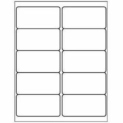 Avery 2" x 4" Labels With Metallic Gold Borders (06506)