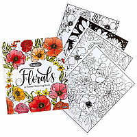 Crayola Florals, A Flower Coloring Book Printed Book (041082)