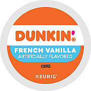 Dunkin Donuts Dunkin Donuts K-Cup, Pod French Vanilla Coffee (1268CT)