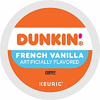 Dunkin Donuts Dunkin Donuts K-Cup, Pod French Vanilla Coffee (1268CT)