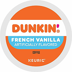Dunkin Donuts Dunkin Donuts K-Cup, Pod French Vanilla Coffee (1268CT)