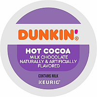 Dunkin Donuts Dunkin Donuts K-Cup, Pod Milk Chocolate Hot Cocoa (1261CT)