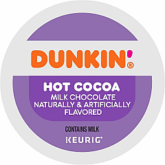 Dunkin Donuts Dunkin Donuts K-Cup, Pod Milk Chocolate Hot Cocoa (1261CT)