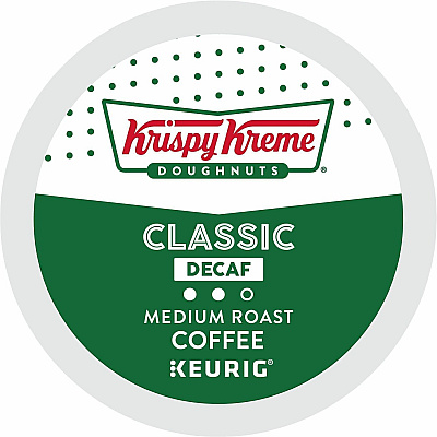 Krispy Kreme Doughnuts K-Cup, Pod Classic Decaf Coffee (6111CT)