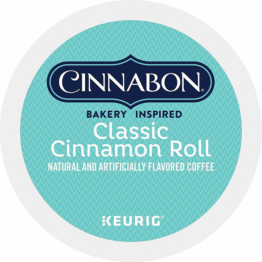Cinnabon K-Cup, Pod Classic Cinnamon Roll Coffee (6305CT)