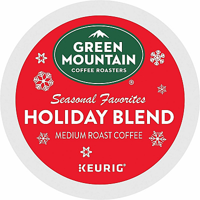 Green Mountain Coffee Roasters K-Cup, Pod Holiday Blend Coffee (6204CT)