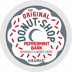 The Original Donut Shop K-Cup, Pod Green Mountain Peppermint Bark Coffee (7428CT)