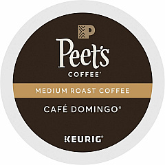 Peet's Coffee K-Cup Cafe Domingo Coffee (2404CT)