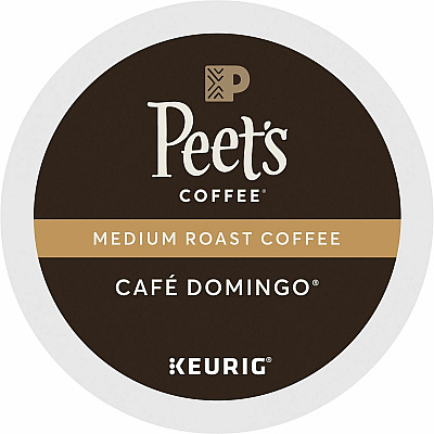 Peet's Coffee K-Cup Cafe Domingo Coffee (2404CT)