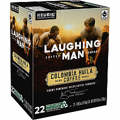 LAUGHING MAN K-Cup Colombia Huila Coffee (8337CT)
