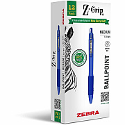 Zebra Z-Grip Retractable Ballpoint Pens (20620)