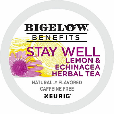 Bigelow Lemon & Echinacea Herbal Tea Herbal Tea K-Cup (2025CT)