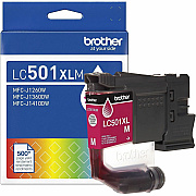 Brother Original High (XL) Yield Inkjet Ink Cartridge - Magenta - 1 Each (LC501XLMS)