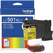 Brother Original High (XL) Yield Inkjet Ink Cartridge - Yellow - 1 Each (LC501XLYS)