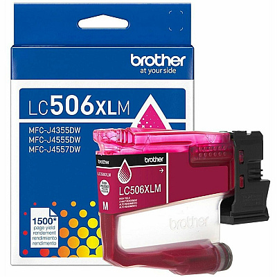 Brother LC506XLM Original High Yield Inkjet Ink Cartridge - Magenta Pack (LC506XLMS)