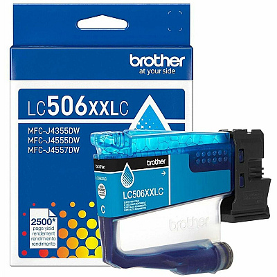 Brother LC506XXLC Original Super High Yield Inkjet Ink Cartridge - Cyan Pack (LC506XXLCS)