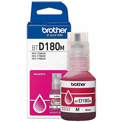 Brother Genuine BTD180M High Yield Magenta Ink Bottle (BTD180MS)
