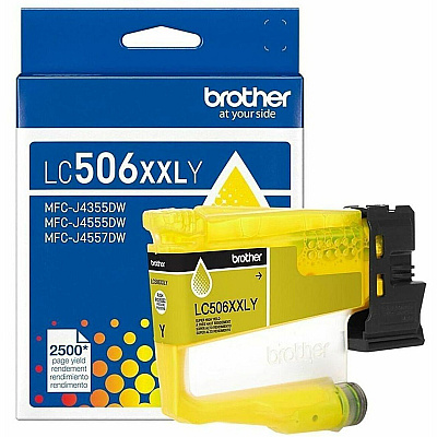 Brother LC506XXLY Original Super High Yield Inkjet Ink Cartridge - Yellow Pack (LC506XXLYS)