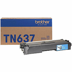 Brother TN637C Original Ultra High Yield Laser Toner Cartridge - Cyan - 1 Each