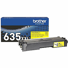 Brother TN635XXLY Original Super High Yield Laser Toner Cartridge - Yellow - 1 Each