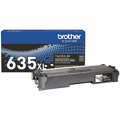 Brother TN-635XL Original High Yield Laser Toner Cartridge - Black - 1 Each (TN635XLBK)