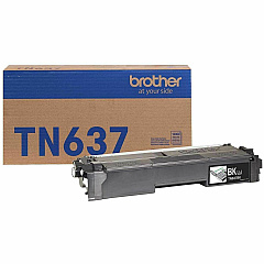 Brother TN637BK Original Ultra High Yield Laser Toner Cartridge - Black - 1 Each