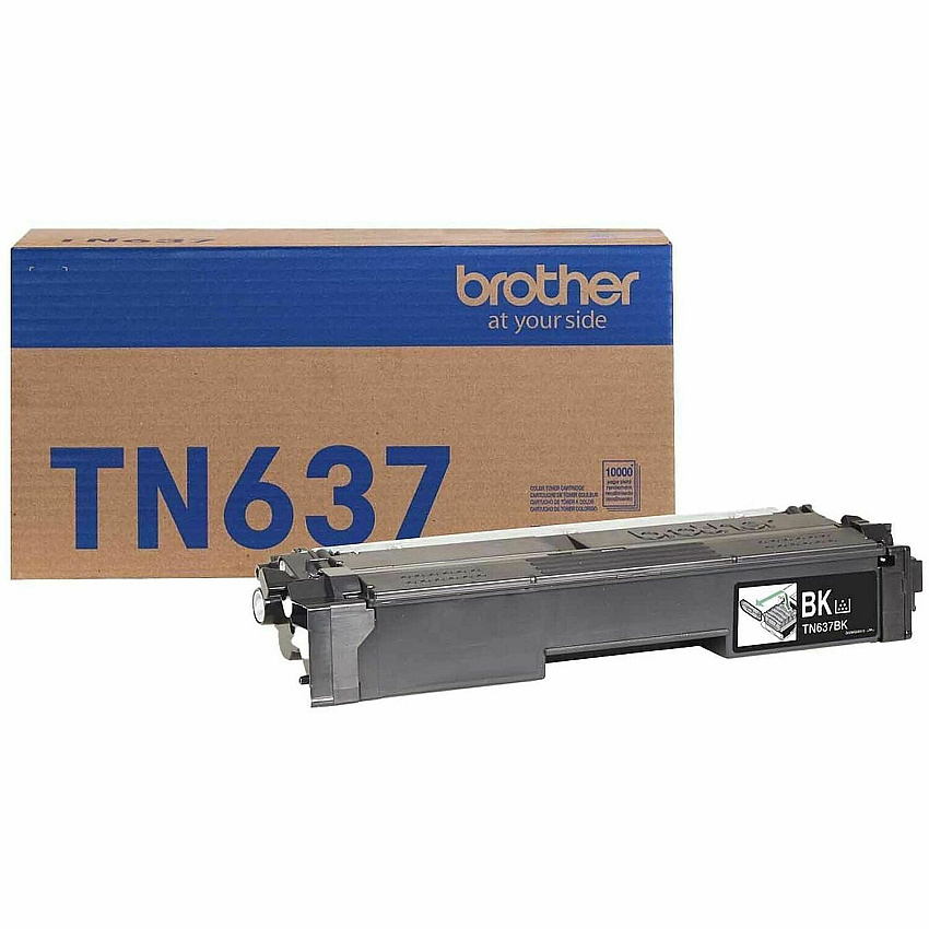 Brother TN637BK Original Ultra High Yield Laser Toner Cartridge - Black - 1 Each