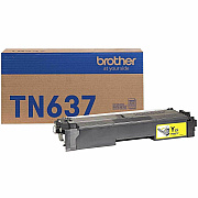 Brother TN637Y Original Ultra High Yield Laser Toner Cartridge - Yellow - 1 Each