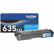 Brother Original Super High Yield Laser Toner Cartridge - Cyan - 1 Each (TN635XXLC)