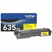 Brother TN635XLY Original High Yield Laser Toner Cartridge - Yellow - 1 Each