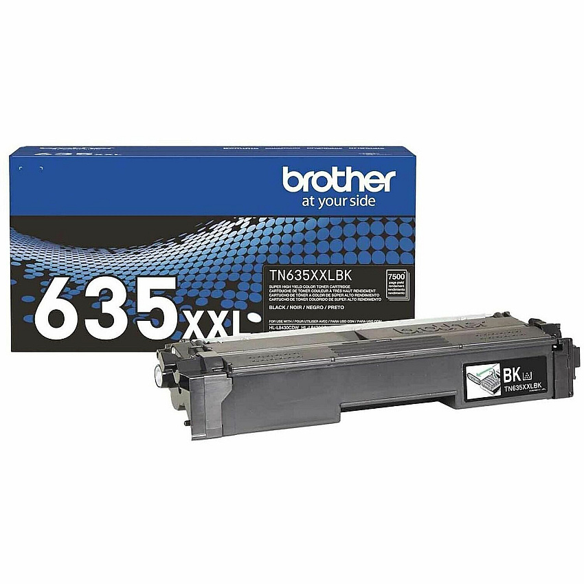 Brother Original Super High Yield Laser Toner Cartridge - Black - 1 Each (TN635XXLBK)