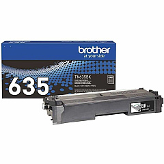 Brother TN635BK Original Standard Yield Laser Toner Cartridge - Black - 1 Each