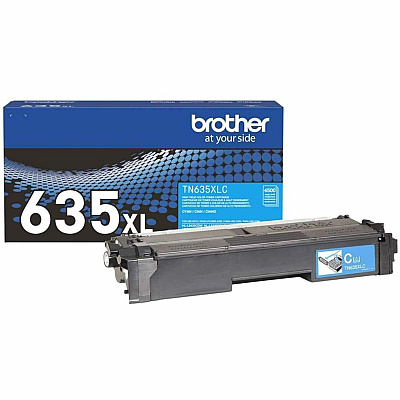 Brother Original High Yield Laser Toner Cartridge - Cyan - 1 Each (TN635XLC)