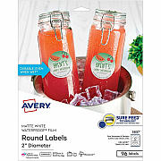 Avery 2" Waterproof Round Labels (05657)