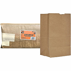 AJM Packaging Packaging Packaging AJM Packaging Packaging No. 25 Natural-Kraft Paper Bags (SQ40NP5C25)