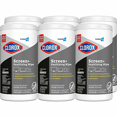 Clorox Screen + Sanitizing Wipes (60724CT)